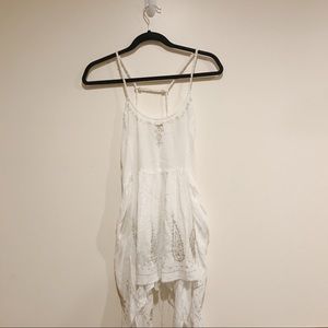 Free People White Boho Tunic